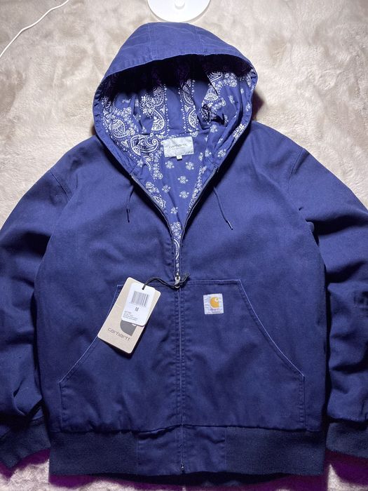 Carhartt Wip ⛩CARHARTT OG BANDANA REVERSIBLE ACTIVE JACKET RARE VINTAGE