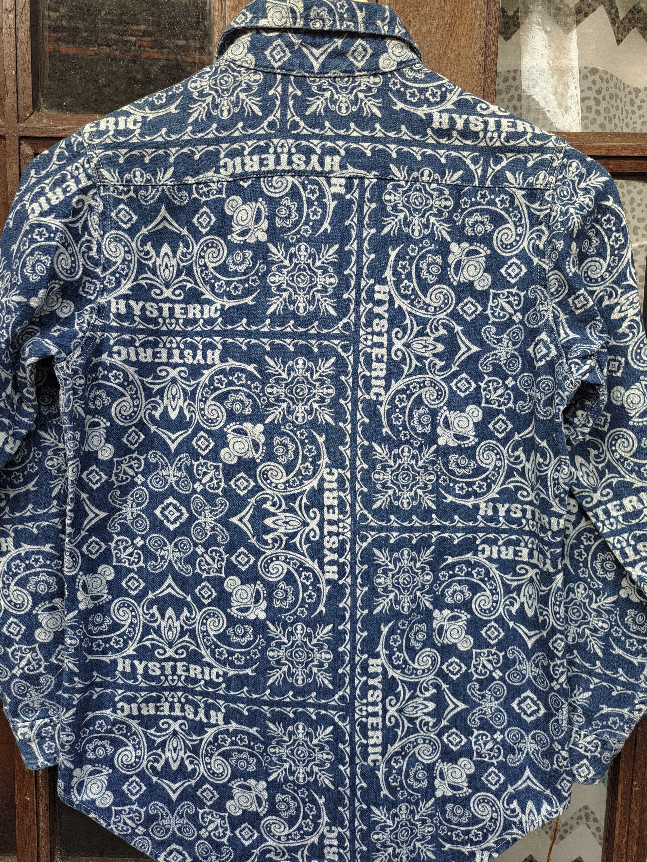 Hysteric Glamour × If Six Was Nine × Japanese Brand Boys Kids Hysteric Glamour Paisley Button Up Shirts Size US M / EU 48-50 / 2 - 6 Thumbnail