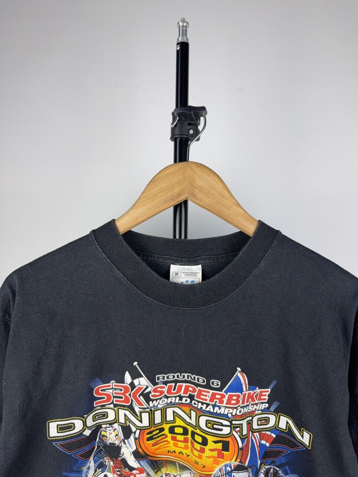 Vintage Vintage 2001 Racing Super Bike Donington Official T shirt Size US M / EU 48-50 / 2 - 2 Thumbnail