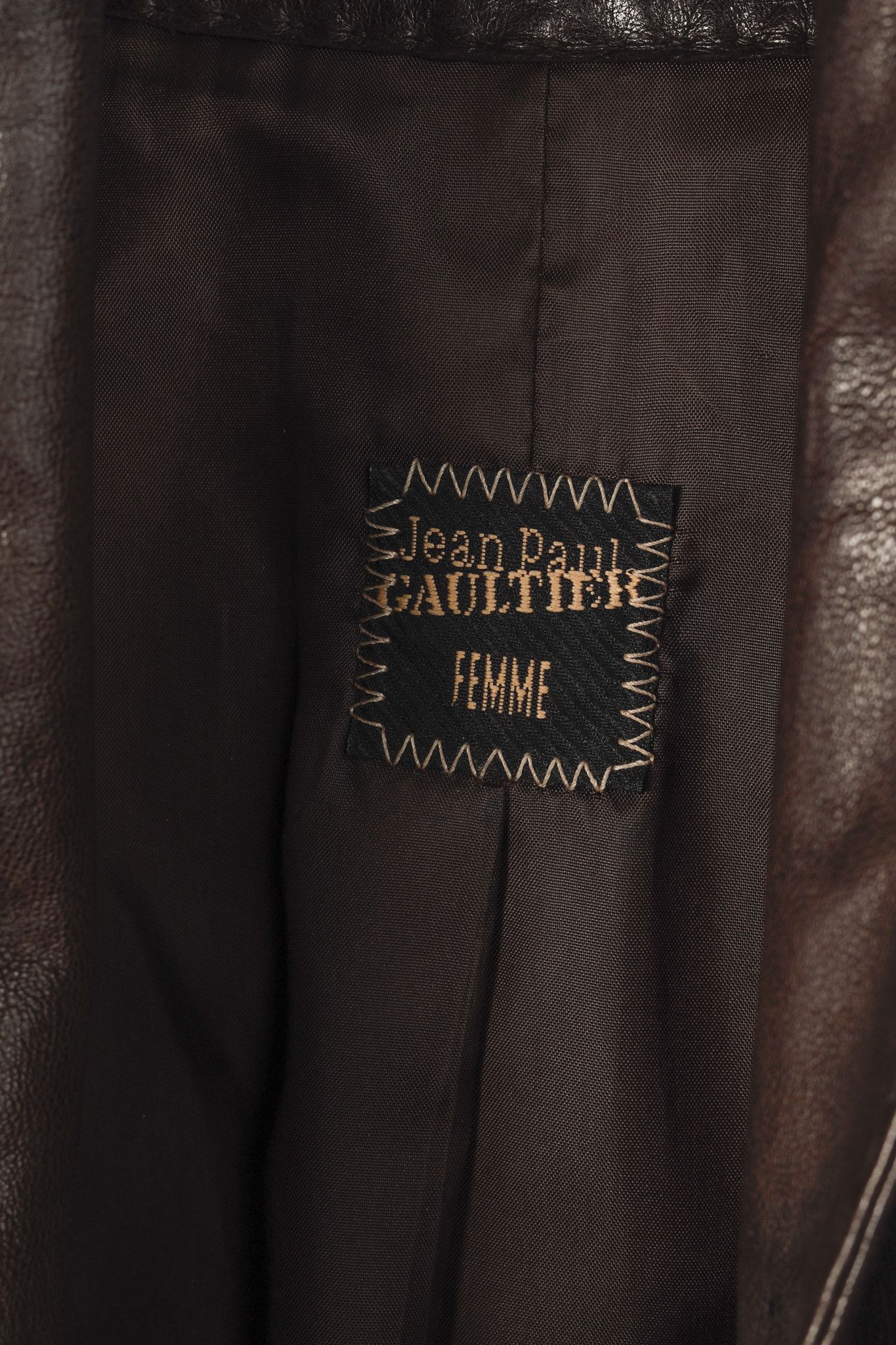 Jean Paul Gaultier Jean Paul Gaultier Vintage Turnlock Detail Leather Jacket Size L / US 10 / IT 46 - 4 Thumbnail