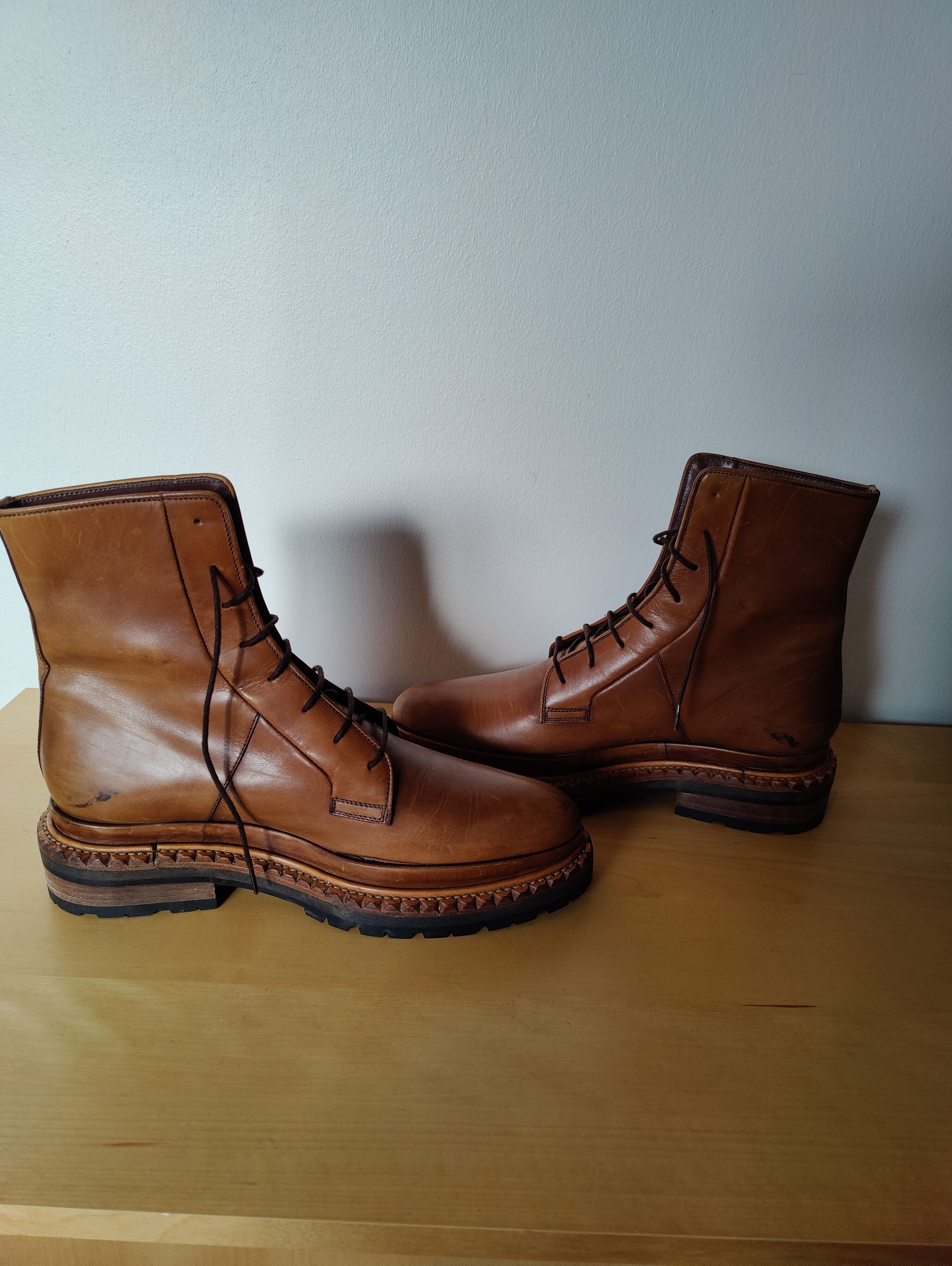 Raf Simons Raf Simons Aw08 Double Sole Creeper Boots Size US 9 / EU 42 - 9 Thumbnail