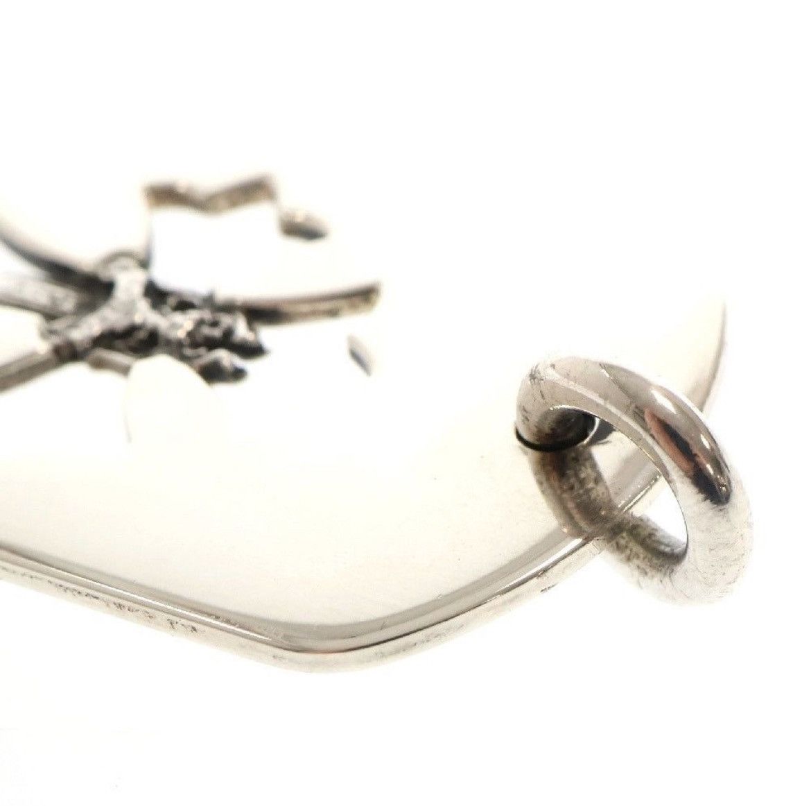 Chrome Hearts Chrome Hearts Large Cross Dagger Dog Tag Necklace Size ONE SIZE - 12 Thumbnail