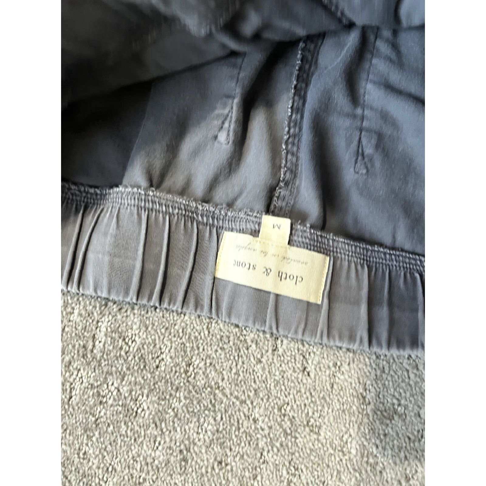 CLOT Cloth & Stone Jogger Pants Medium Gray Tencel Lyocell Drawstring Cuffs Womens Size 32" / US 10 / IT 46 - 5 Thumbnail