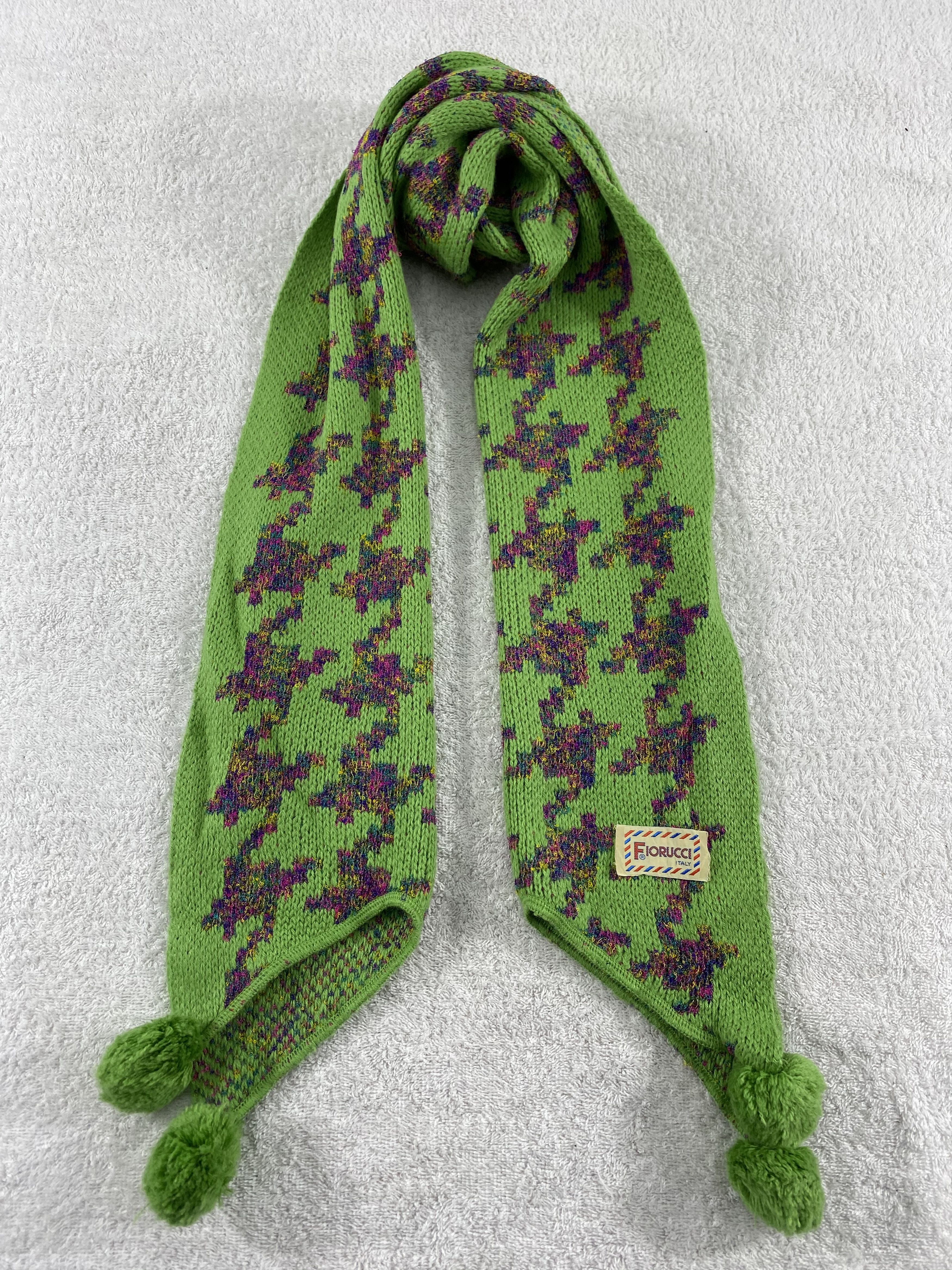 Fiorucci × Vintage Fiorucci Scarf / Muffler / Neckwear - WW1619 Size ONE SIZE - 1 Thumbnail