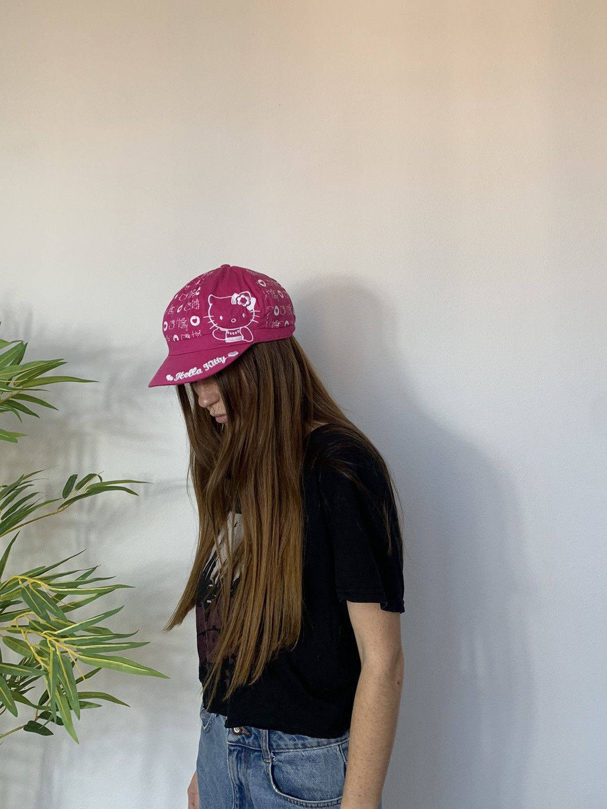 Cartoon Network VINTAGE HELLO KITTY SANRIO ANIMA HAT Size ONE SIZE - 2 Thumbnail