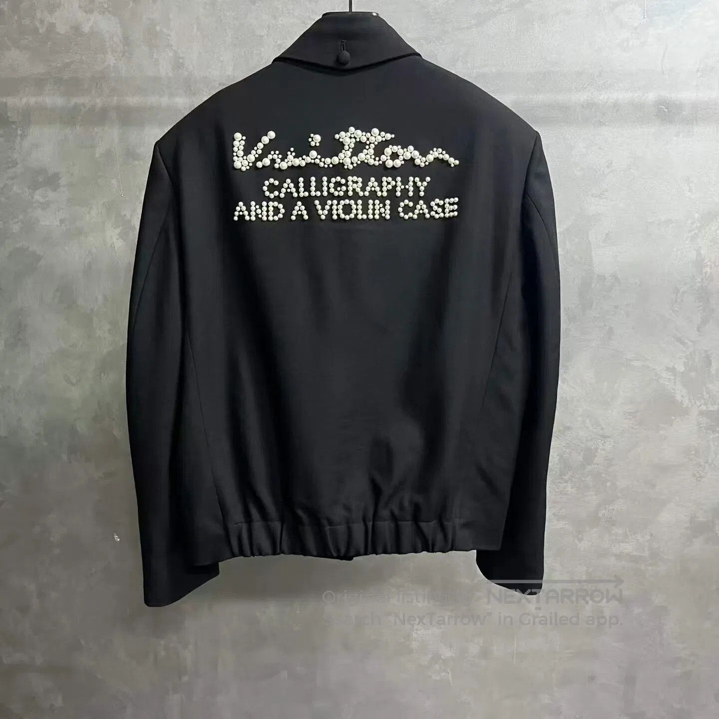 Louis Vuitton Louis Vuitton Logo letter jewelry-trimmed wool long-sleeve Size US L / EU 52-54 / 3 - 4 Thumbnail
