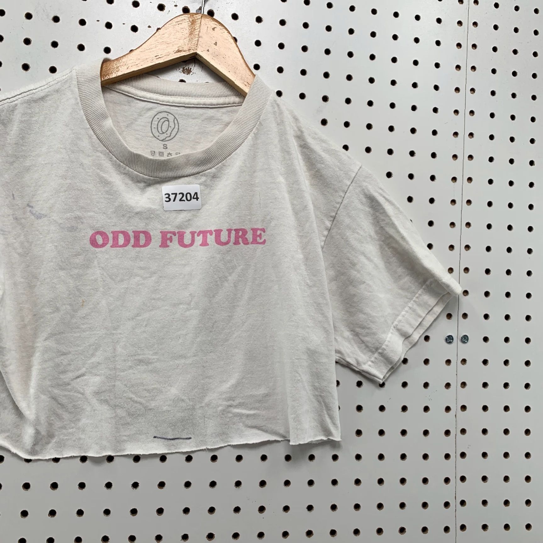 Odd Future VINTAGE ODD Future Cropped T-Shirt Womens Small White OFWGKTA Donut Graphic 16.5x14.5 Hip Hop 90s Mens Womens Size S / US 4 / IT 40 - 4 Thumbnail