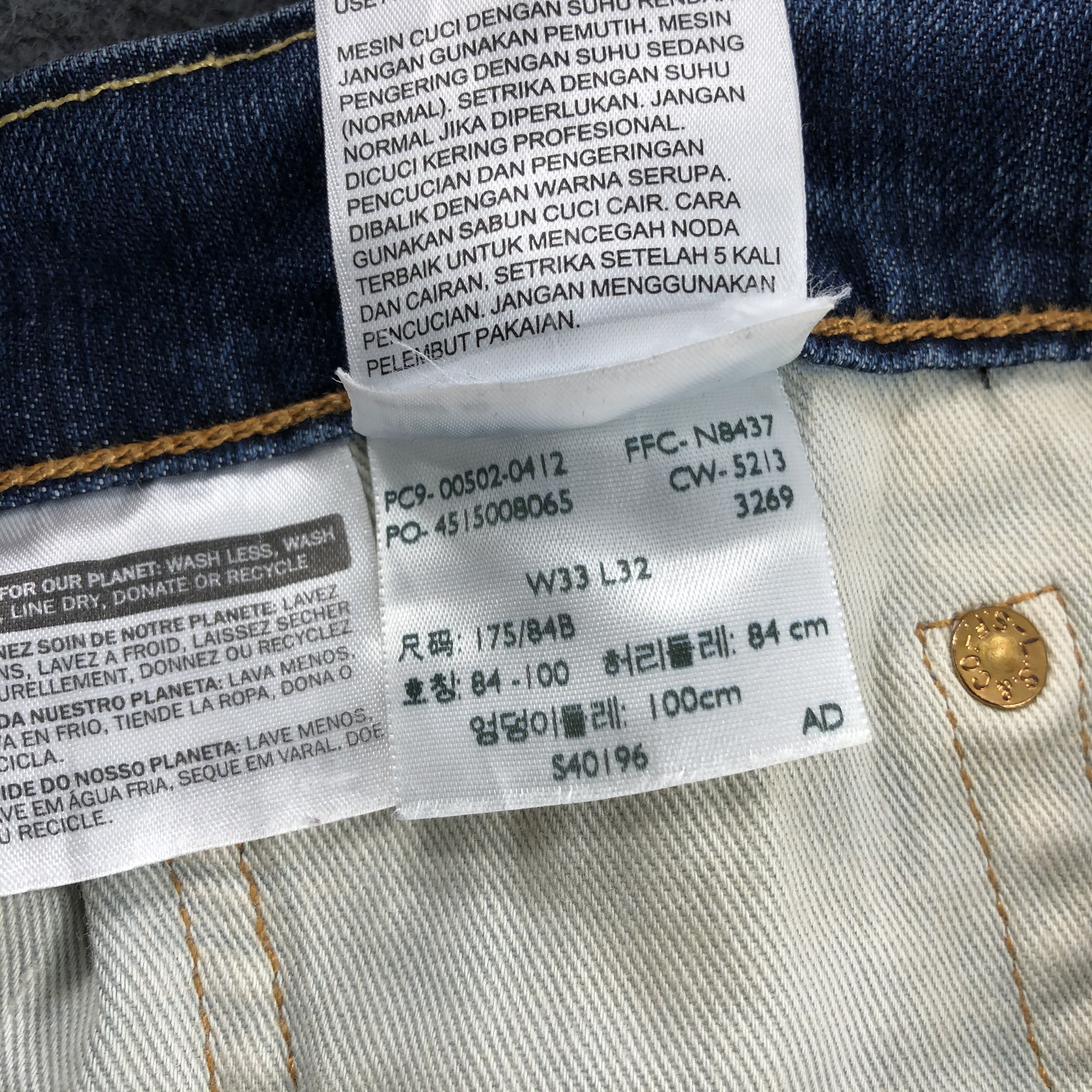 Levi's × Vintage Vintage Levis 502 Jeans-JM1446 Size US 35 - 12 Thumbnail