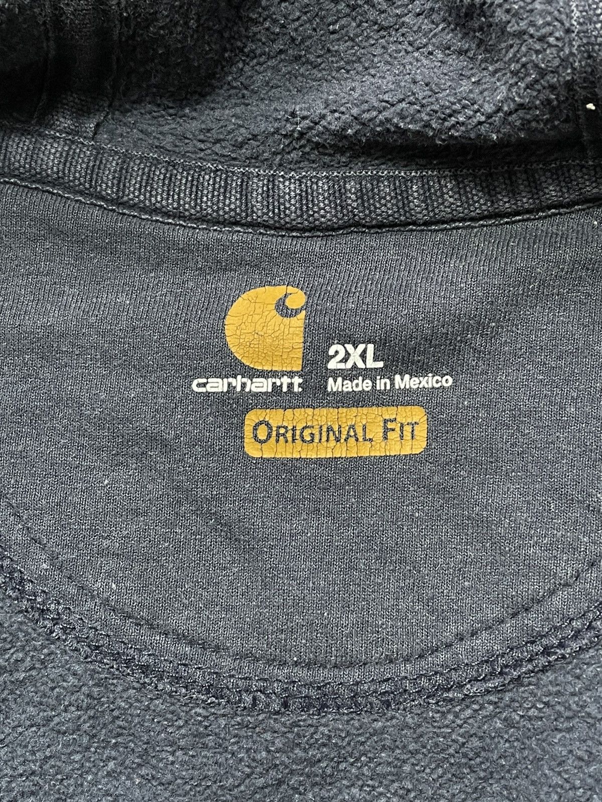 Carhartt Crazy Vintage Y2K Carhartt Zip Hoodie Oversize Baggy Faded Size US XXL / EU 58 / 5 - 6 Thumbnail