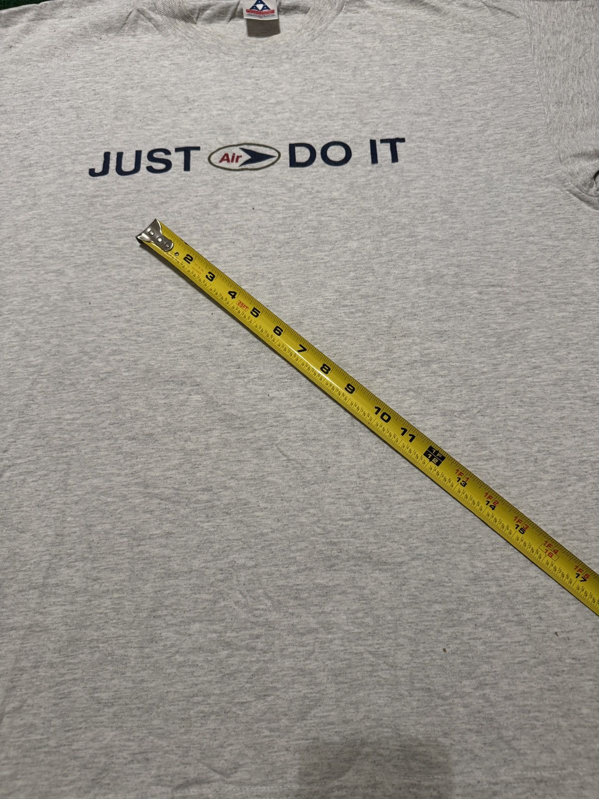 Nike × Vintage Vtg 90s Nike Air Just Do It Hip Hop Skater Grunge T Shirt Size US XL / EU 56 / 4 - 7 Thumbnail