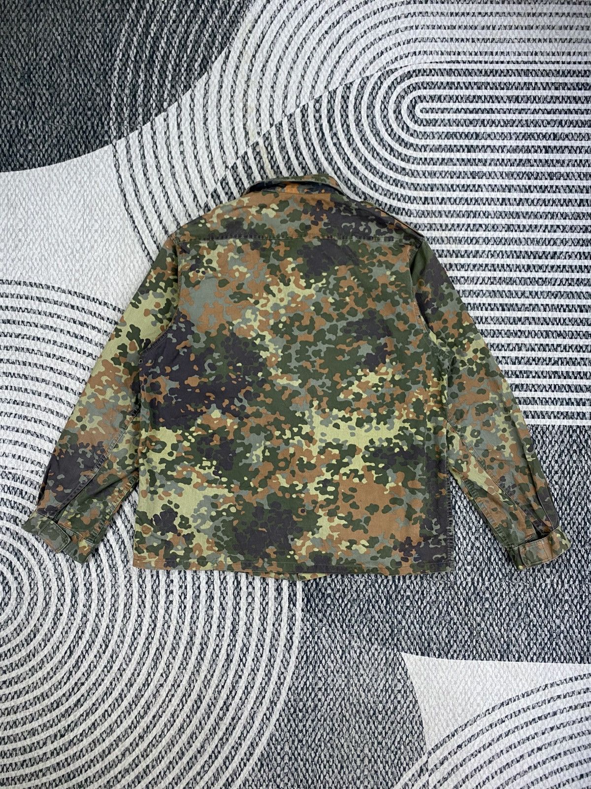 Vintage Vintage German Army Flecktarn Field Camouflage Jacket Size US M / EU 48-50 / 2 - 2 Thumbnail