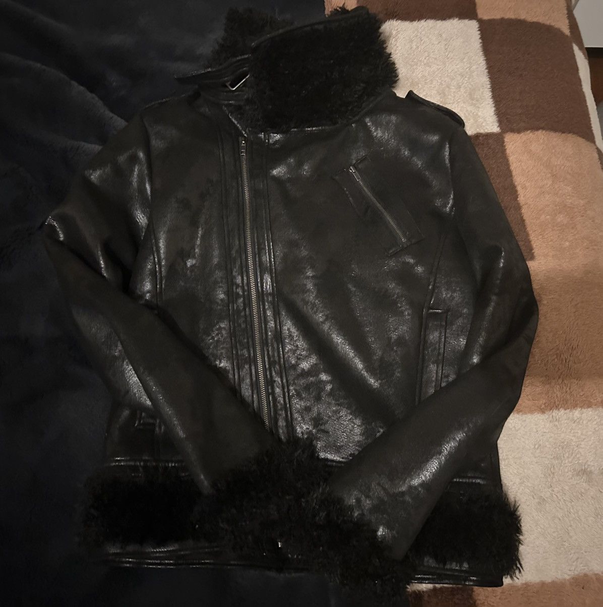 Jaded London Jaden London - Oxblood piston Jacket | Grailed