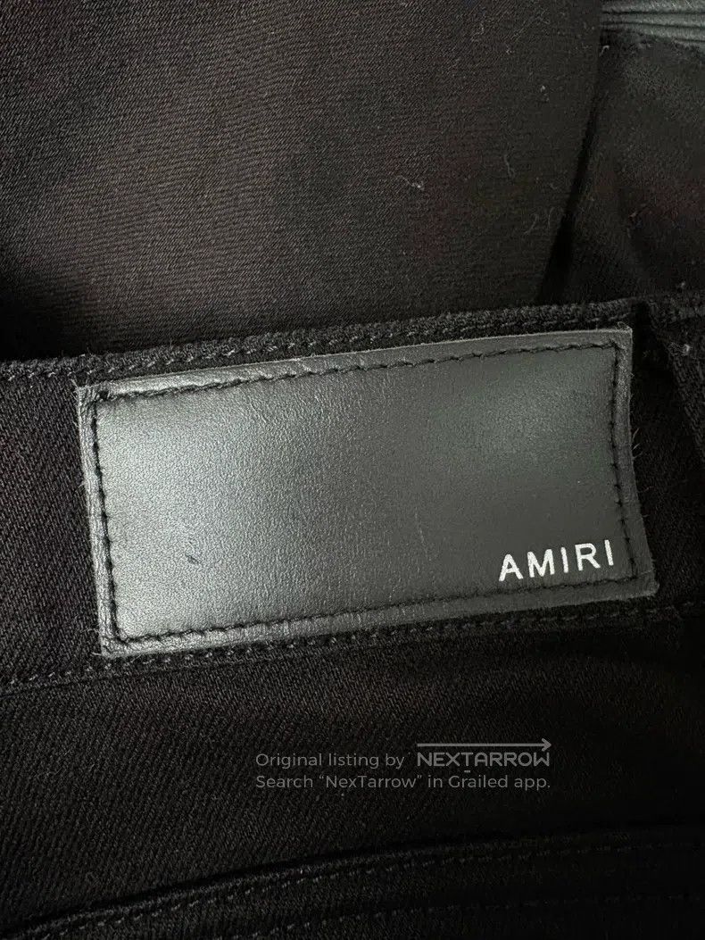 Amiri Amiri Size 30 MX2 split leather zipper jeans Size US 30 / EU 46 - 3 Thumbnail