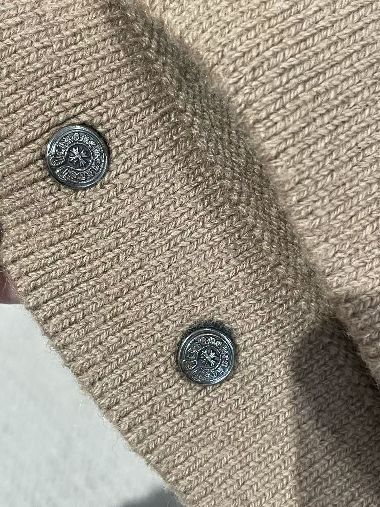 Chrome Hearts Chrome Hearts Triple Cross Patch Cashmere Crewneck Sweater Size US L / EU 52-54 / 3 - 8 Thumbnail