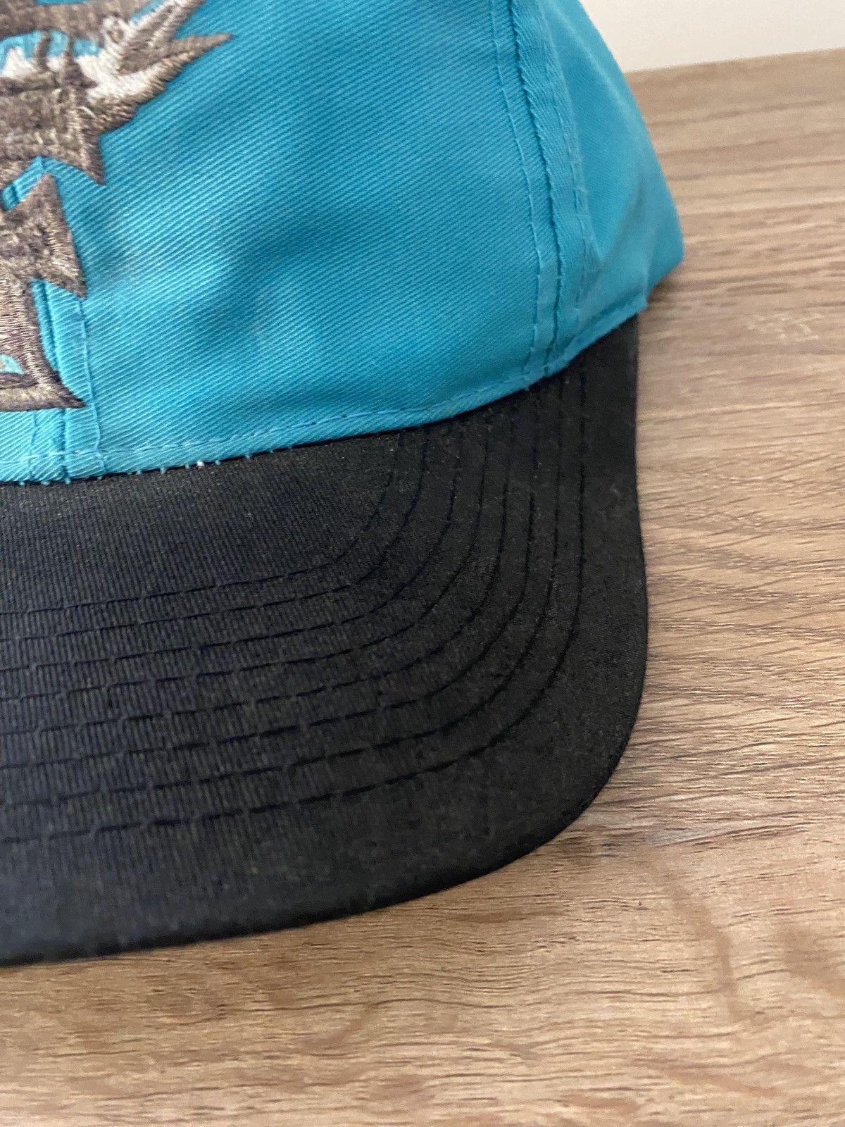 MLB Vintage 90’s Florida Marlins Faded Snap Back Hat Cap Size ONE SIZE - 4 Thumbnail