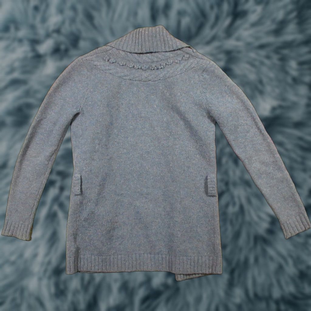 Vintage VINTAGE Icelandica Cardigan Sweater Womens S Blue Open Front Raglan Sleeve Wool Knit Crochet Nordic Fair Isle 90s Mens Womens Size S / US 4 / IT 40 - 1 Thumbnail