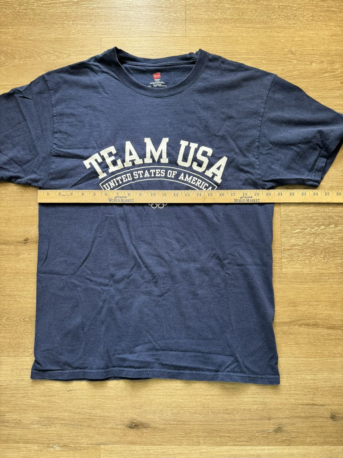 USA Olympics Olympic Tee - TEAM USA Official Arch Logo Dark Blue (Large) Size US L / EU 52-54 / 3 - 8 Thumbnail