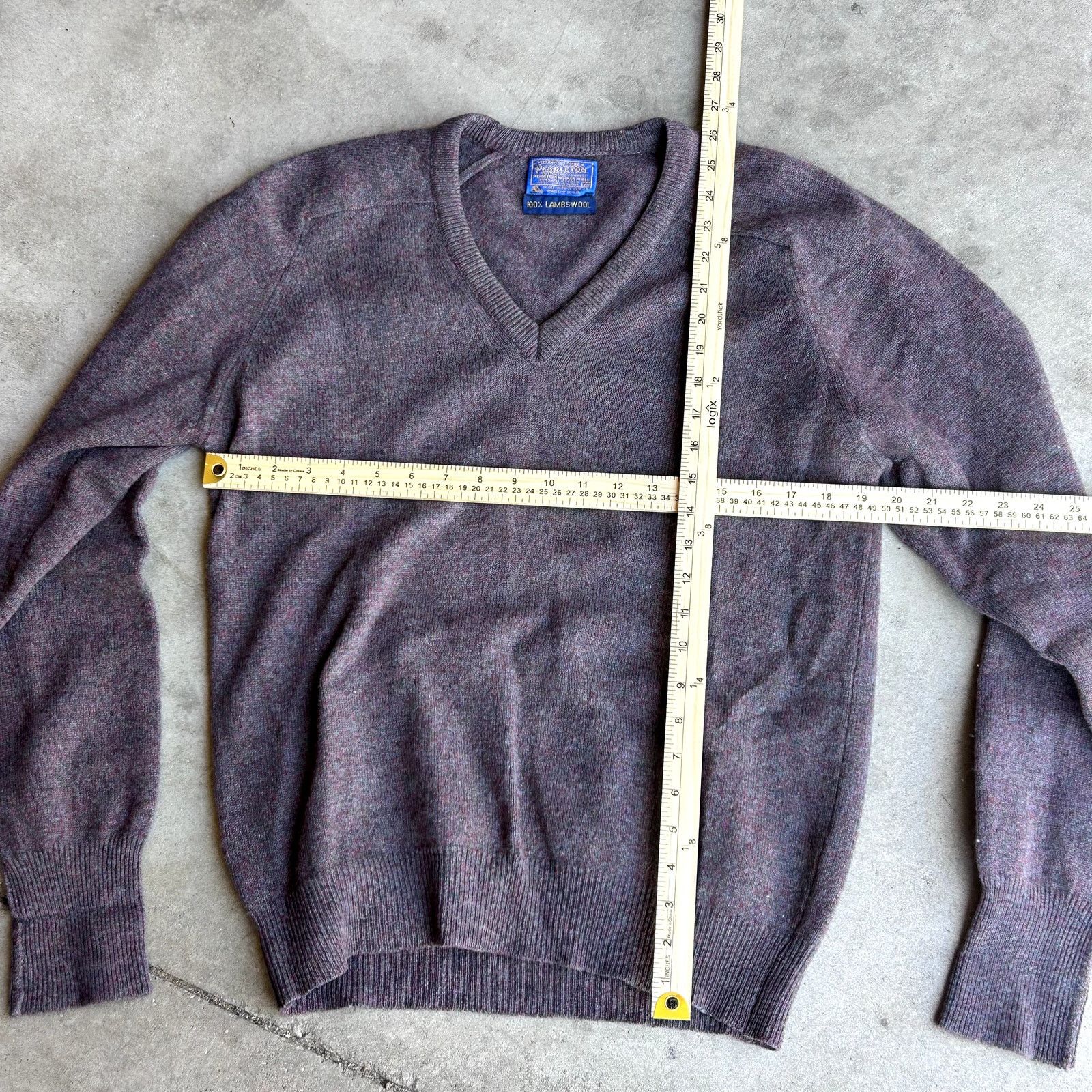 Pendleton Vintage 90s Pendleton V-Neck Sweater Medium Size US M / EU 48-50 / 2 - 3 Thumbnail