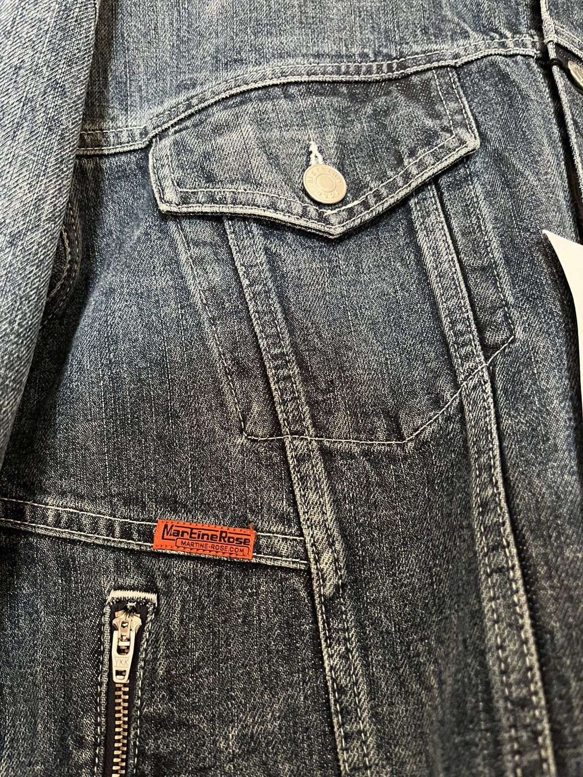 Martine Rose Martine Rose Ballon Shoulder Jeans Denim Jacket size L Size US L / EU 52-54 / 3 - 4 Thumbnail