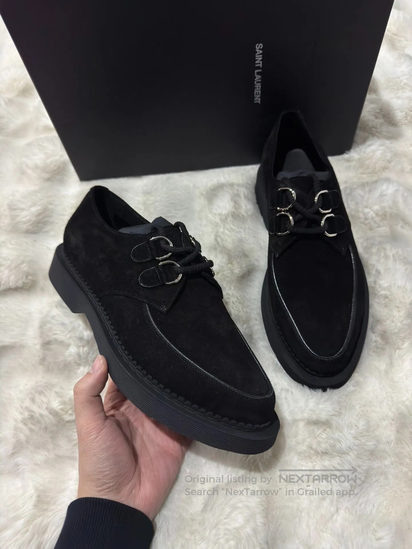 Other Saint Laurent Men's Lace. Size US 8 / EU 41 - 2 Thumbnail