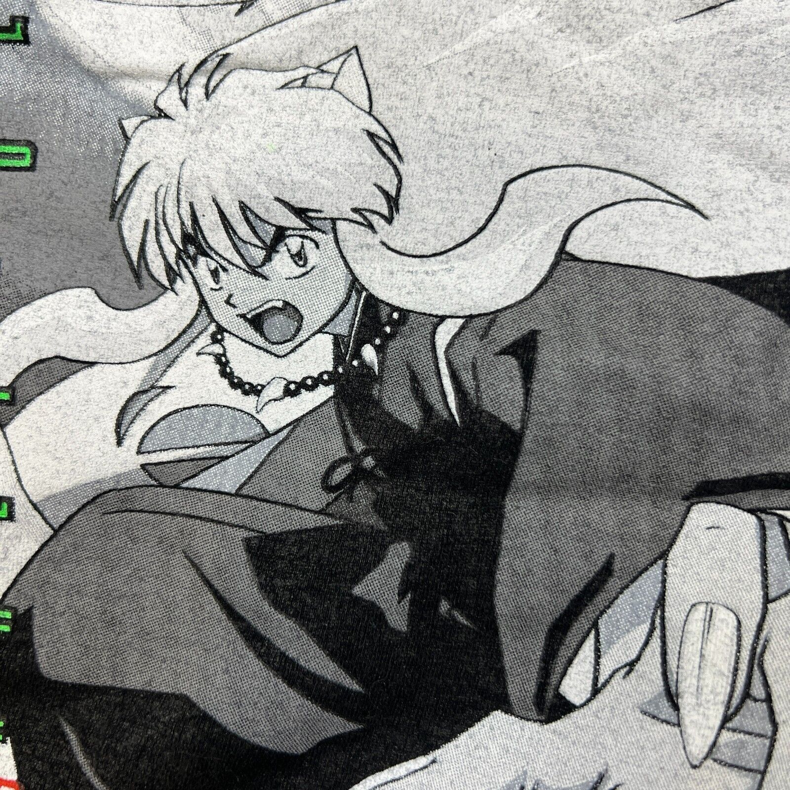 Anime × Japanese Brand × Vintage VTG Inuyasha T Shirt XL Half Demon Anime Short Sleeve Tee Size US XL / EU 56 / 4 - 3 Thumbnail