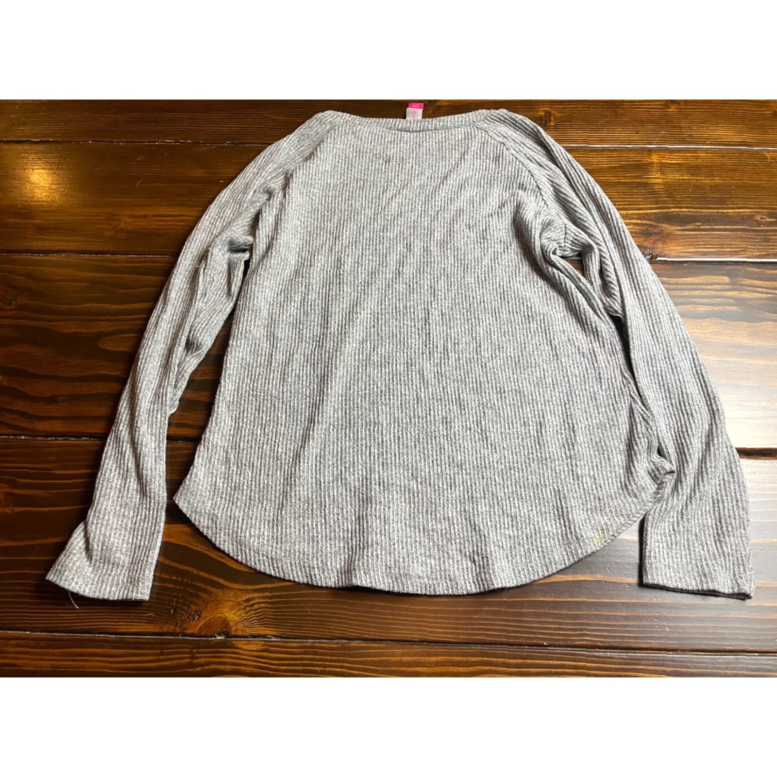Vintage VINTAGE: No Boundaries Sweater Women's Size XL (15-17) Gray Round Neck Long Sleeve Size XL / US 12-14 / IT 48-50 - 2 Thumbnail