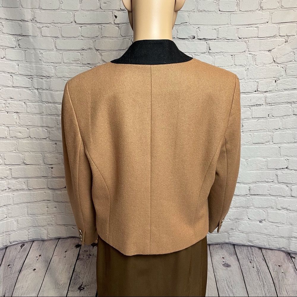 Other Trouvé Wool Cropped Camel Blazer Jacket Size L Size L / US 10 / IT 46 - 4 Thumbnail