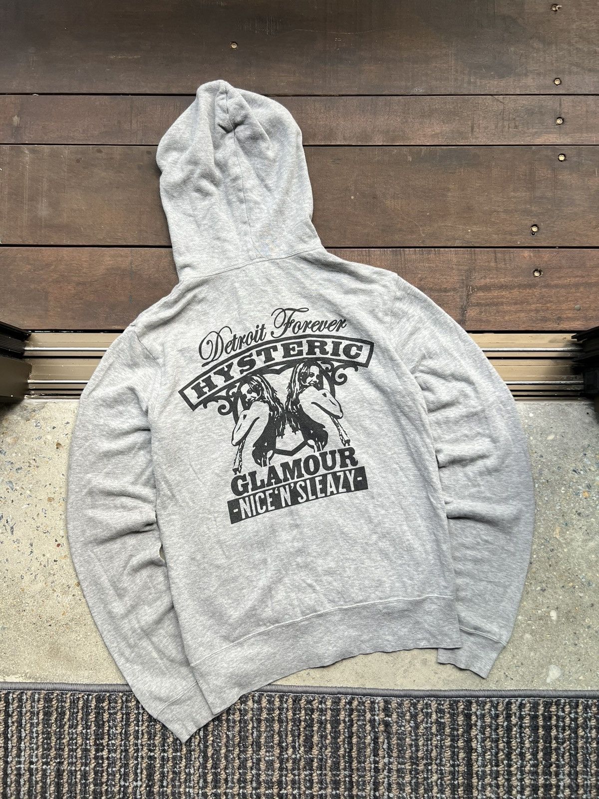 Hysteric Glamour HYSTERIC GLAMOUR DETROIT FOREVER NICE N SLEAZY ZIP HOODIE Size US S / EU 44-46 / 1 - 1 Thumbnail
