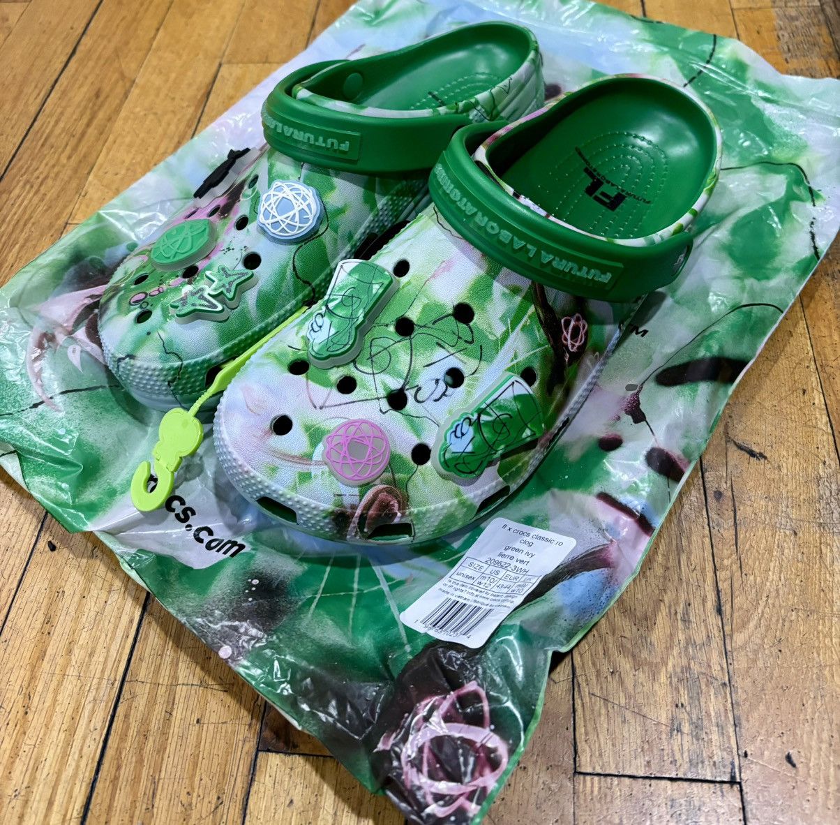 Furtura x Crocs Green size 10 CROCS x FL ECHO BOOT – FUTURA LABORATORIES main image 4