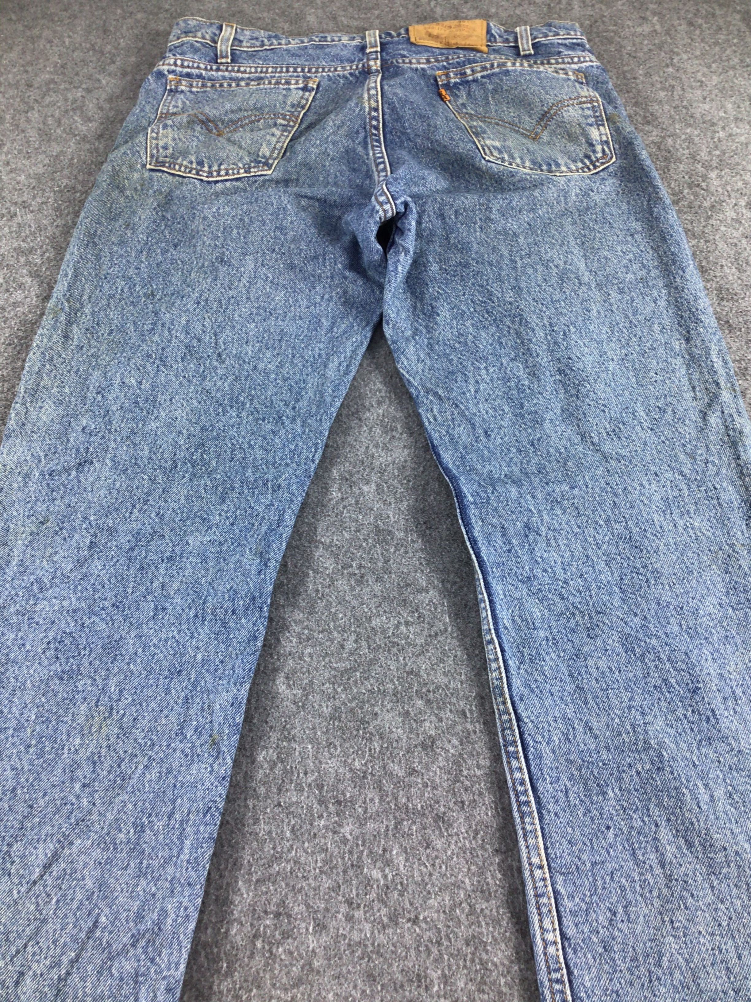 Levi's Vintage Levis 505 Orange Tab Jeans Rusty Wash - J317 Size US 34 / EU 50 - 4 Thumbnail