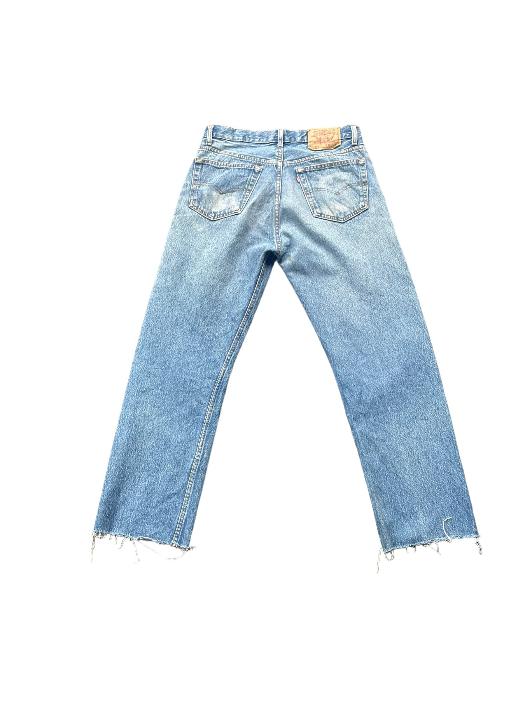Levi's Vintage 1991 Levis 501 e Stone Wash Faded Denim Size US 32 / EU 48 - 3 Thumbnail