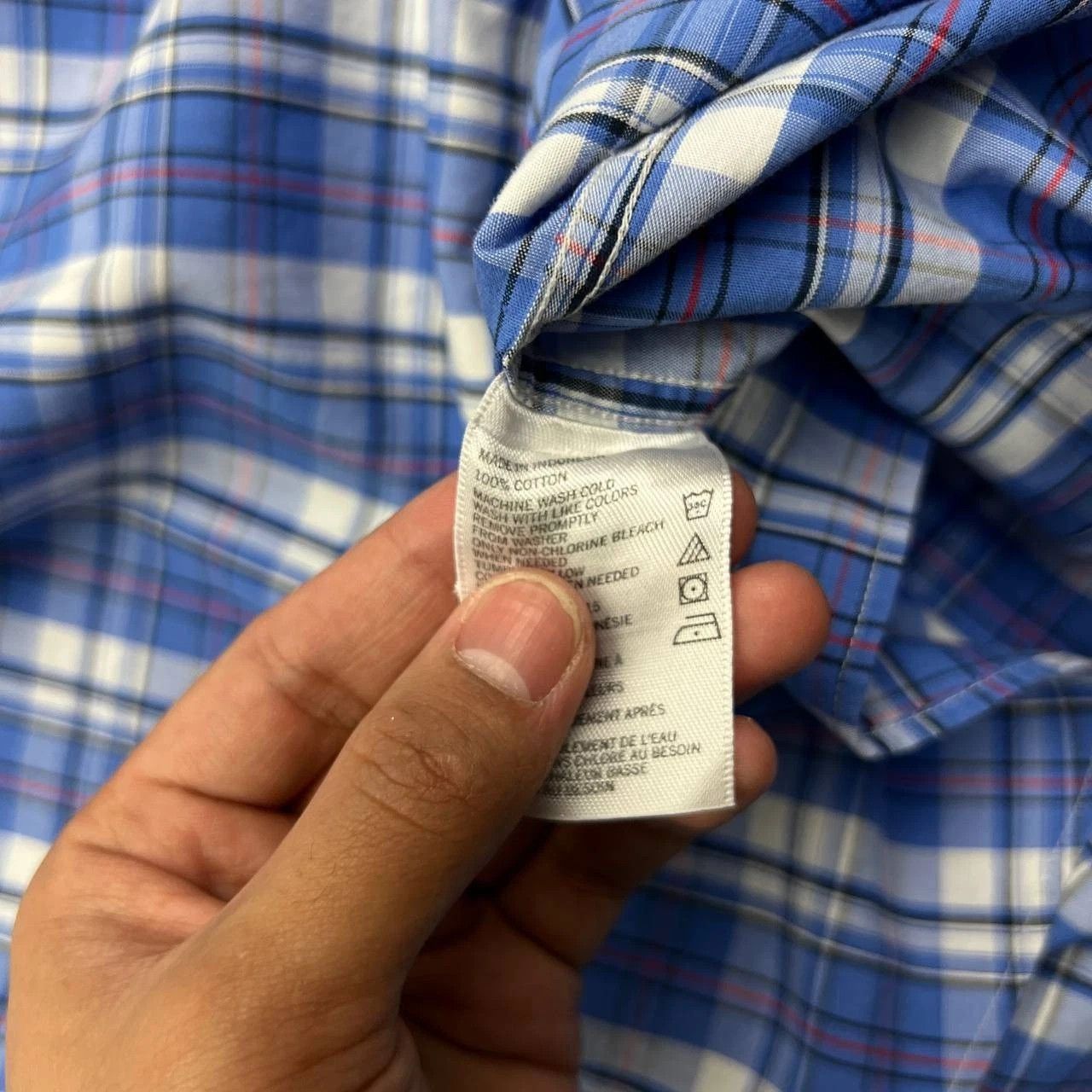 Nautica Nautica Button Down Shirt Men Plaid Collared Cotton XL Size US XL / EU 56 / 4 - 3 Thumbnail