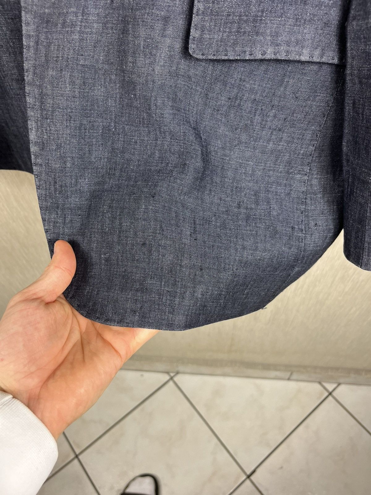 Designer × Hugo Boss Hugo Boss Solbiati 100% linen blazer jacket Ferner Jacobsen Size US S / EU 44-46 / 1 - 12 Thumbnail