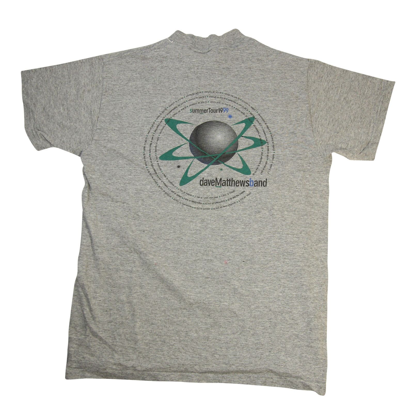 Vintage Vintage 1999 Dave Mathews Band Graphic Tour T Shirt - M Size US M / EU 48-50 / 2 - 8 Thumbnail