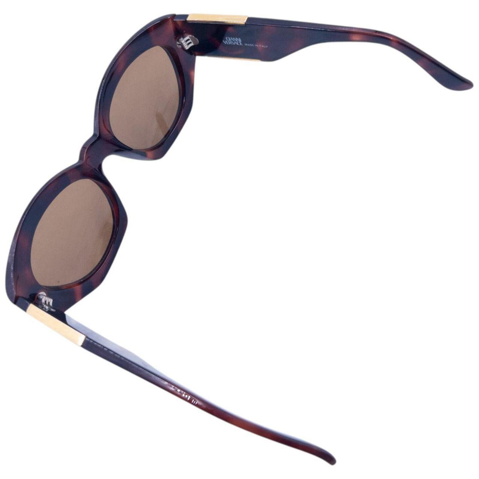 Versace Vintage 90s Gianni Versace Tortoise Shell Medusa Sunglasses Size ONE SIZE - 3 Thumbnail