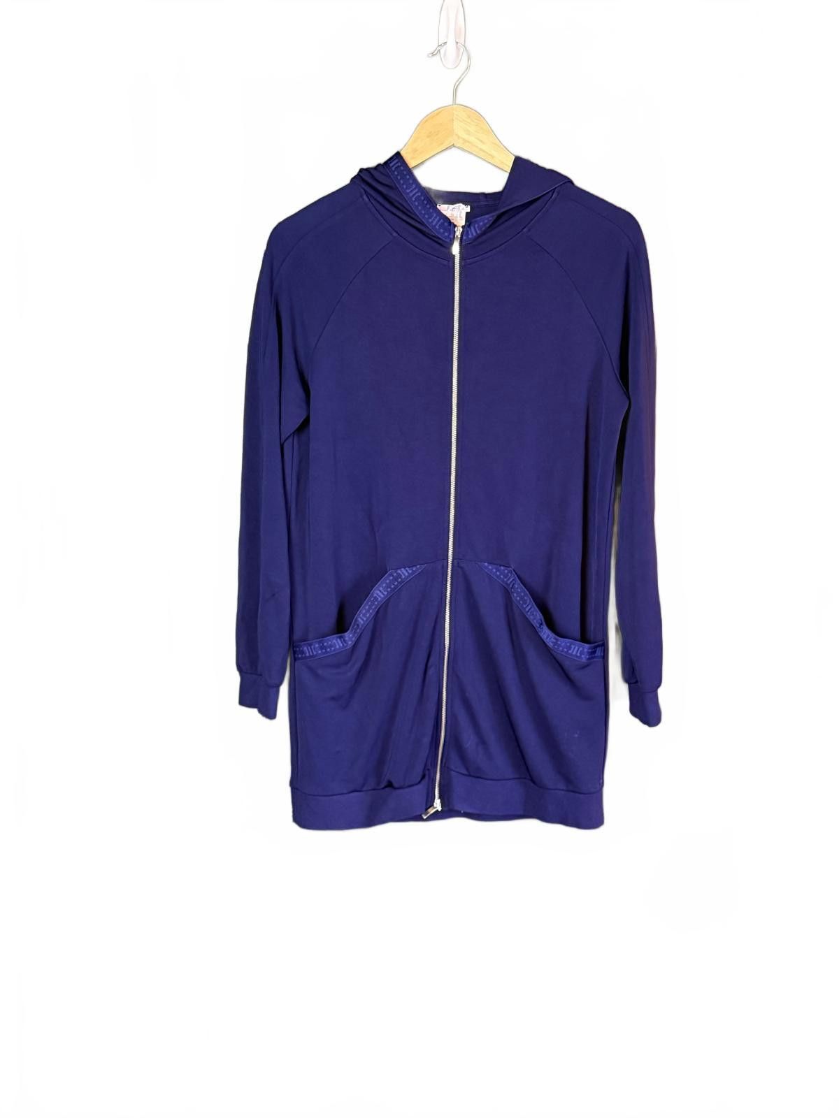 Wolford Wolford Women's Navy Blue Zip-Up Hoodie Size XS / US 0-2 / IT 36-38 - 1 Thumbnail