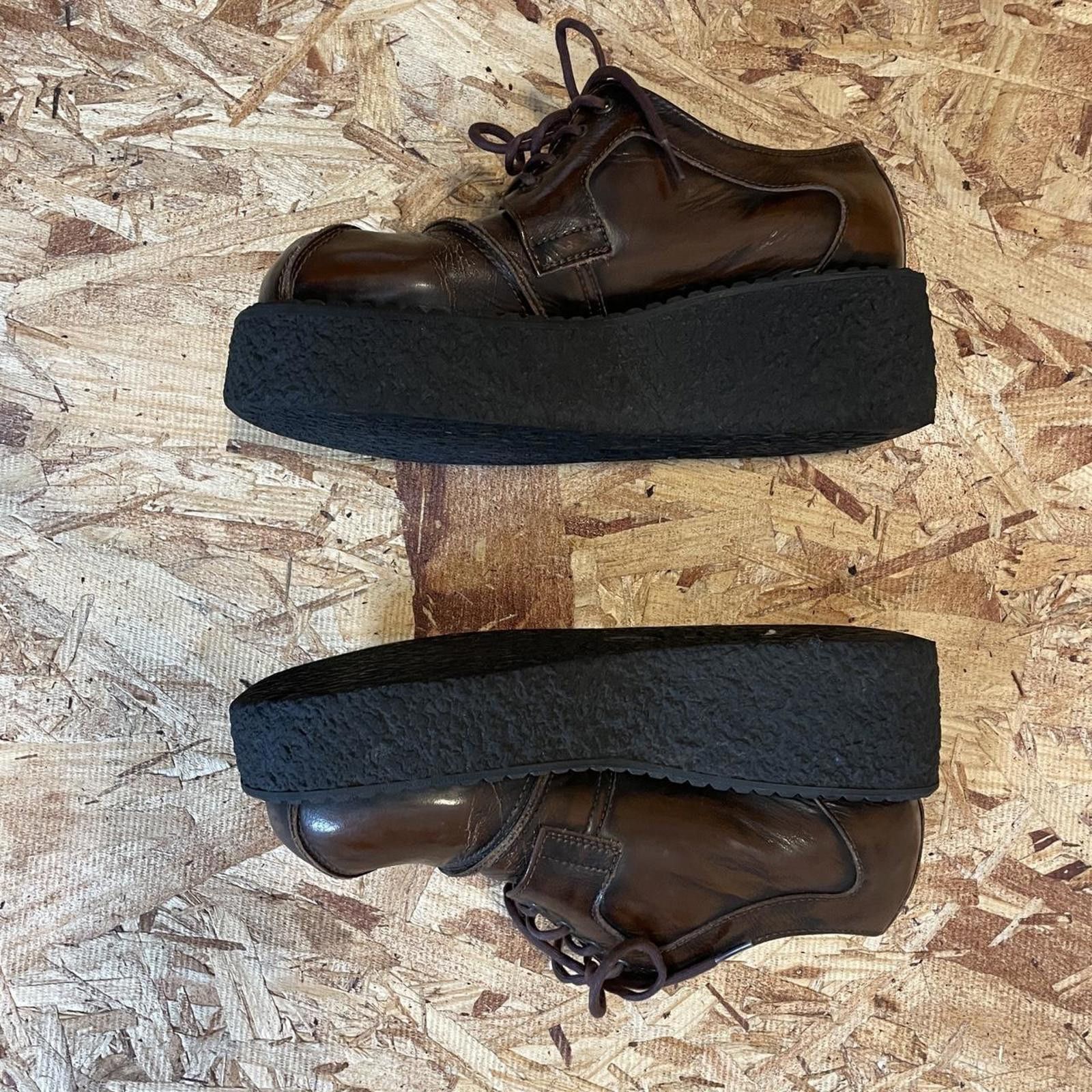 Other ☮️ Vintage 1990s Japanese Daddy Long Legs Punk Creepers ☮️ Size US 7 / IT 37 - 3 Thumbnail