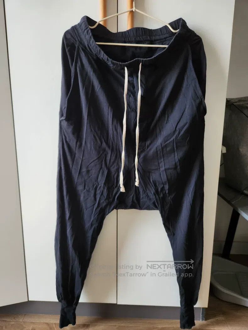 Rick Owens RICK OWENS size XS Classic drop-crotch pants Size US 27 - 1 Thumbnail