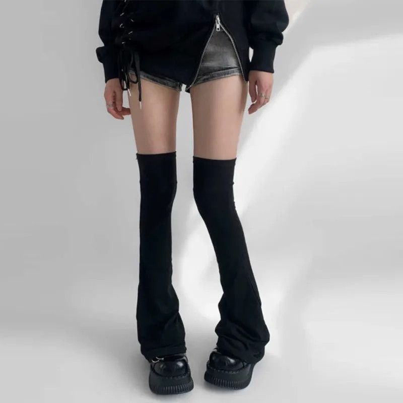Japanese Brand × Vintage Elasticity Slimming Knee Socks Size ONE SIZE - 4 Thumbnail