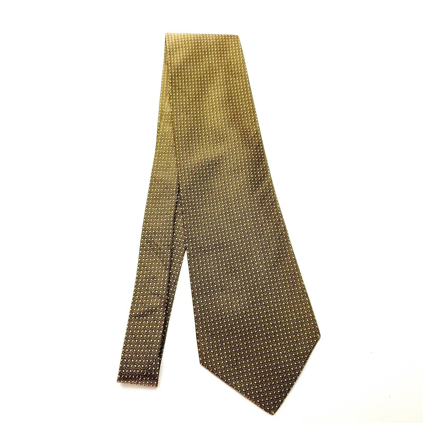 Perry Ellis Perry Ellis Portfolio Beige & Brown Silk Tie Woven Short Wid Size ONE SIZE - 6 Thumbnail