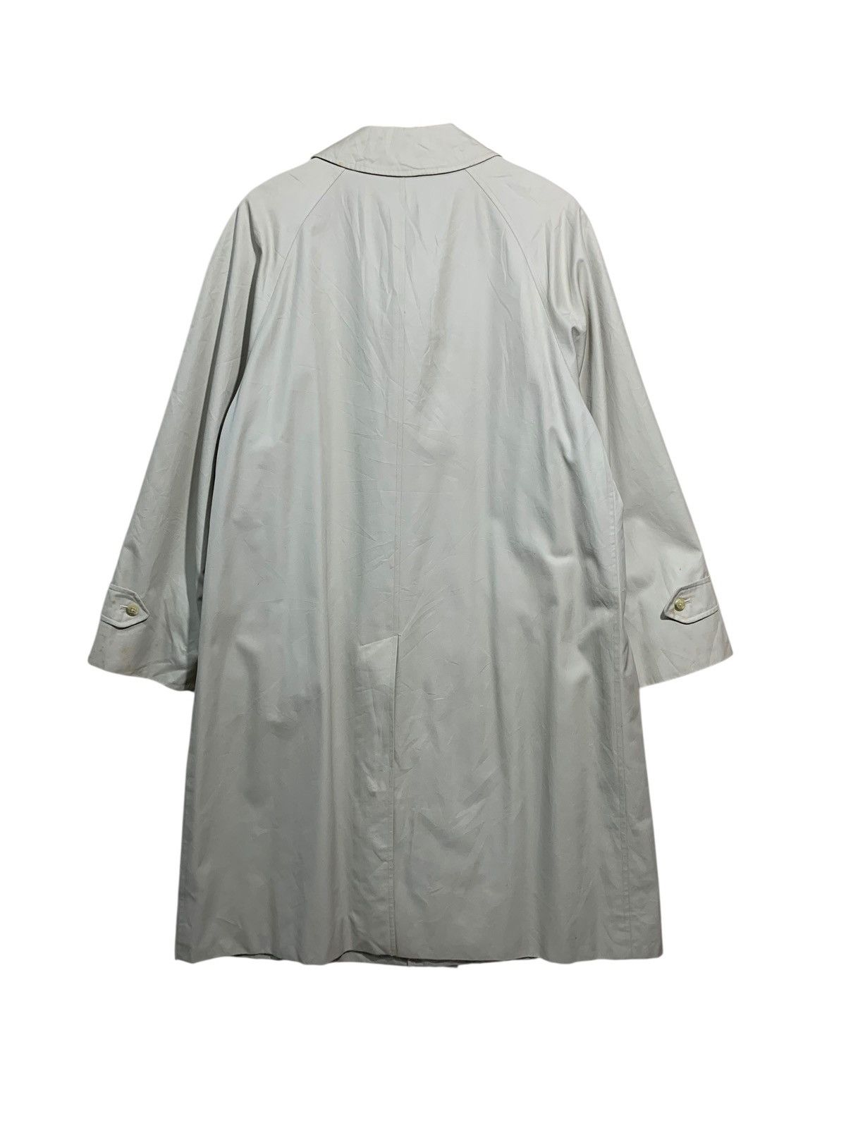 Burberry Prorsum 🔥VTG BURBERRYS NOVACHECK OVERCOATS CREAM WHITE Size US L / EU 52-54 / 3 - 6 Thumbnail