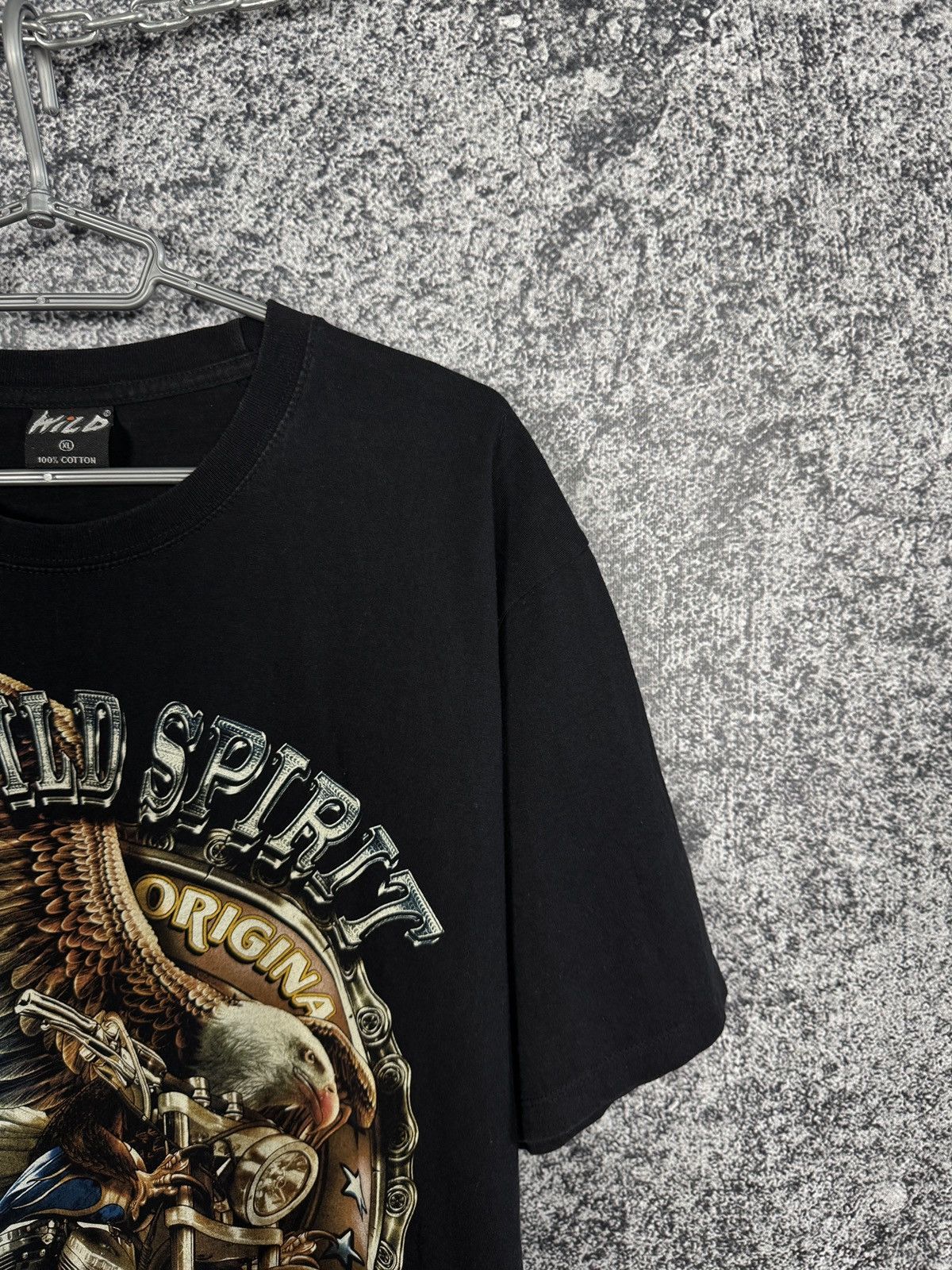 Vintage Men’s The Wild Spirit Vintage Motorcycle Eagle Logo Size XL Size US XL / EU 56 / 4 - 3 Thumbnail
