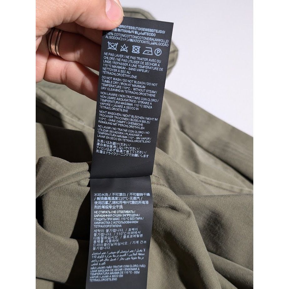 Saint Laurent Paris o1rshd1 Shirt in Green Size US M / EU 48-50 / 2 - 15 Thumbnail