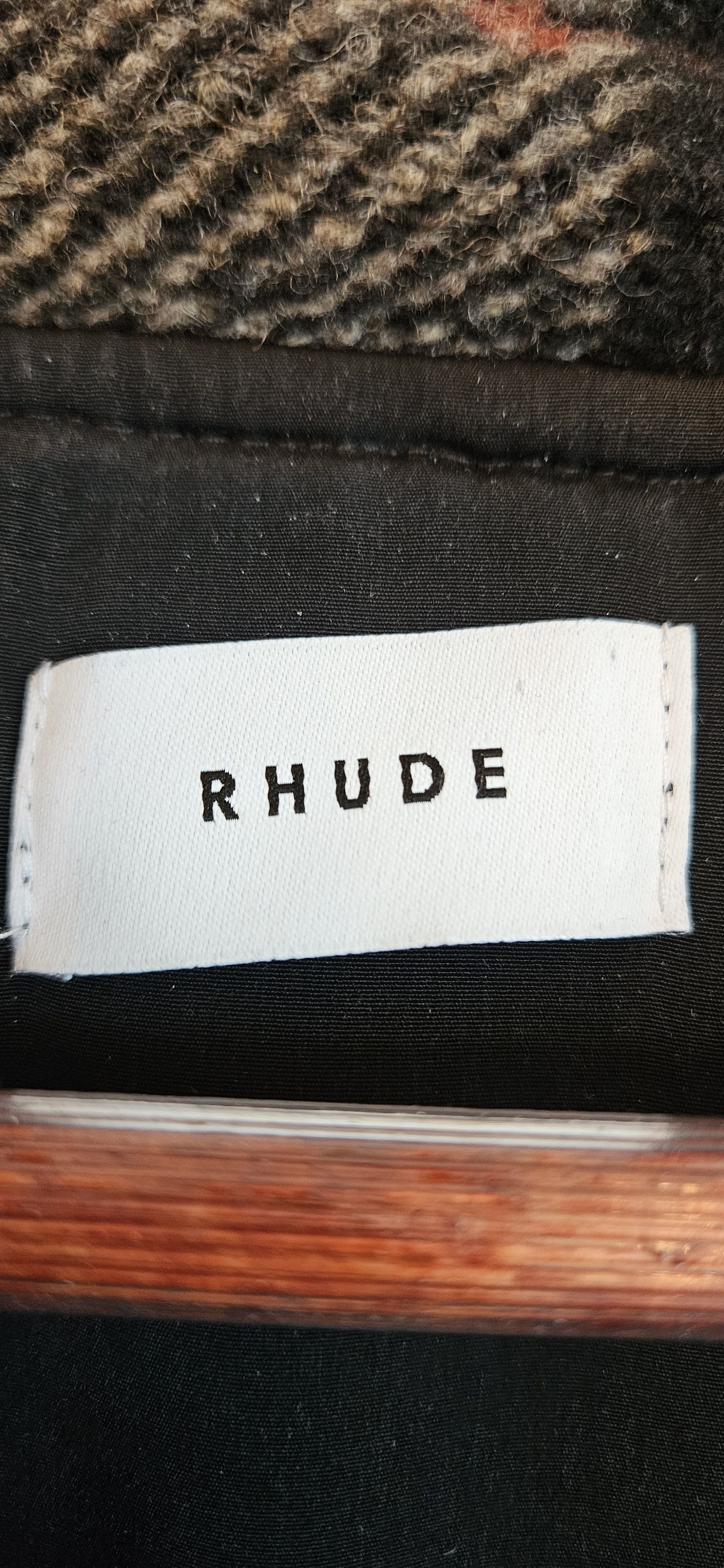 Rhude Chateau Wool Long Heavy Coat (Plaid) Size US L / EU 52-54 / 3 - 5 Thumbnail