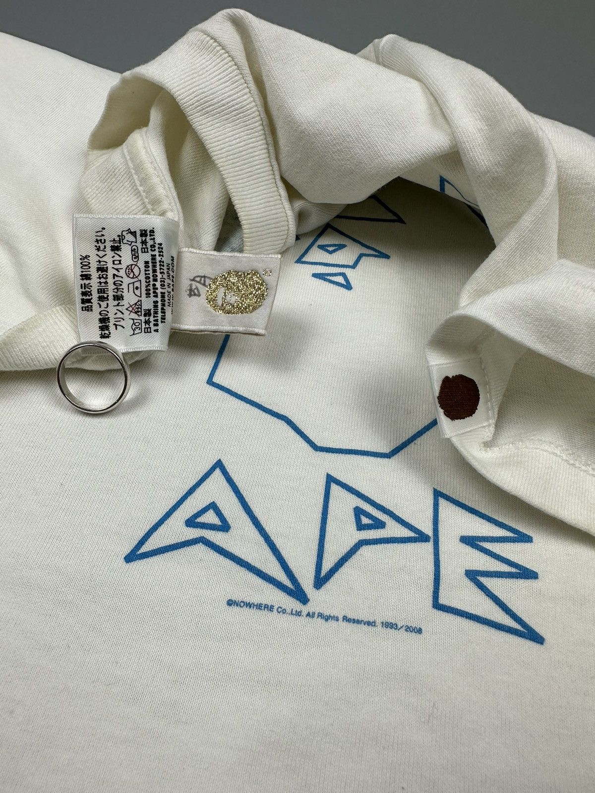 Bape Vintage A Bathing Ape Nowhere Tee Size US M / EU 48-50 / 2 - 6 Thumbnail