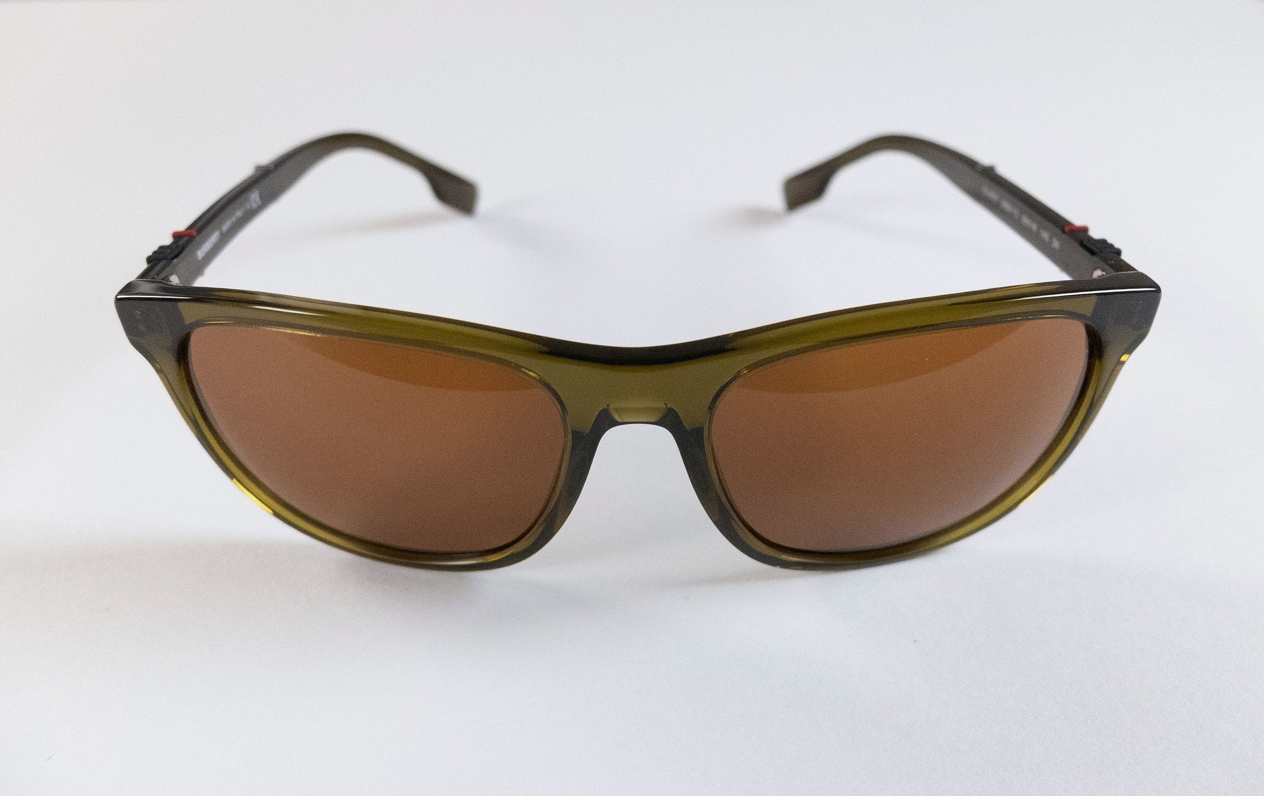 Burberry BURBERRY olive green acetate oval sunglasses Size ONE SIZE - 7 Thumbnail