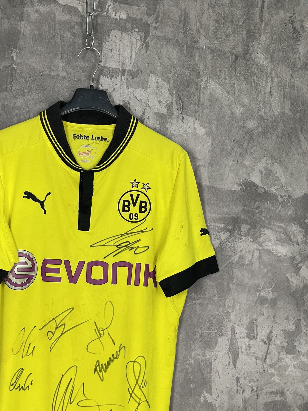 Puma Football Soccer BORUSSIA DORTMUND Rare Home Jersey Size US M / EU 48-50 / 2 - 4 Thumbnail