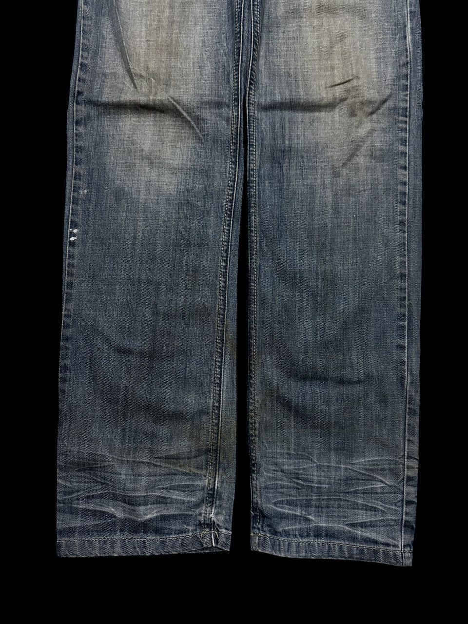 Japanese Brand SICK Japanese RMS Thrashed Faded Distressed Straight Jean Size US 31 - 8 Thumbnail