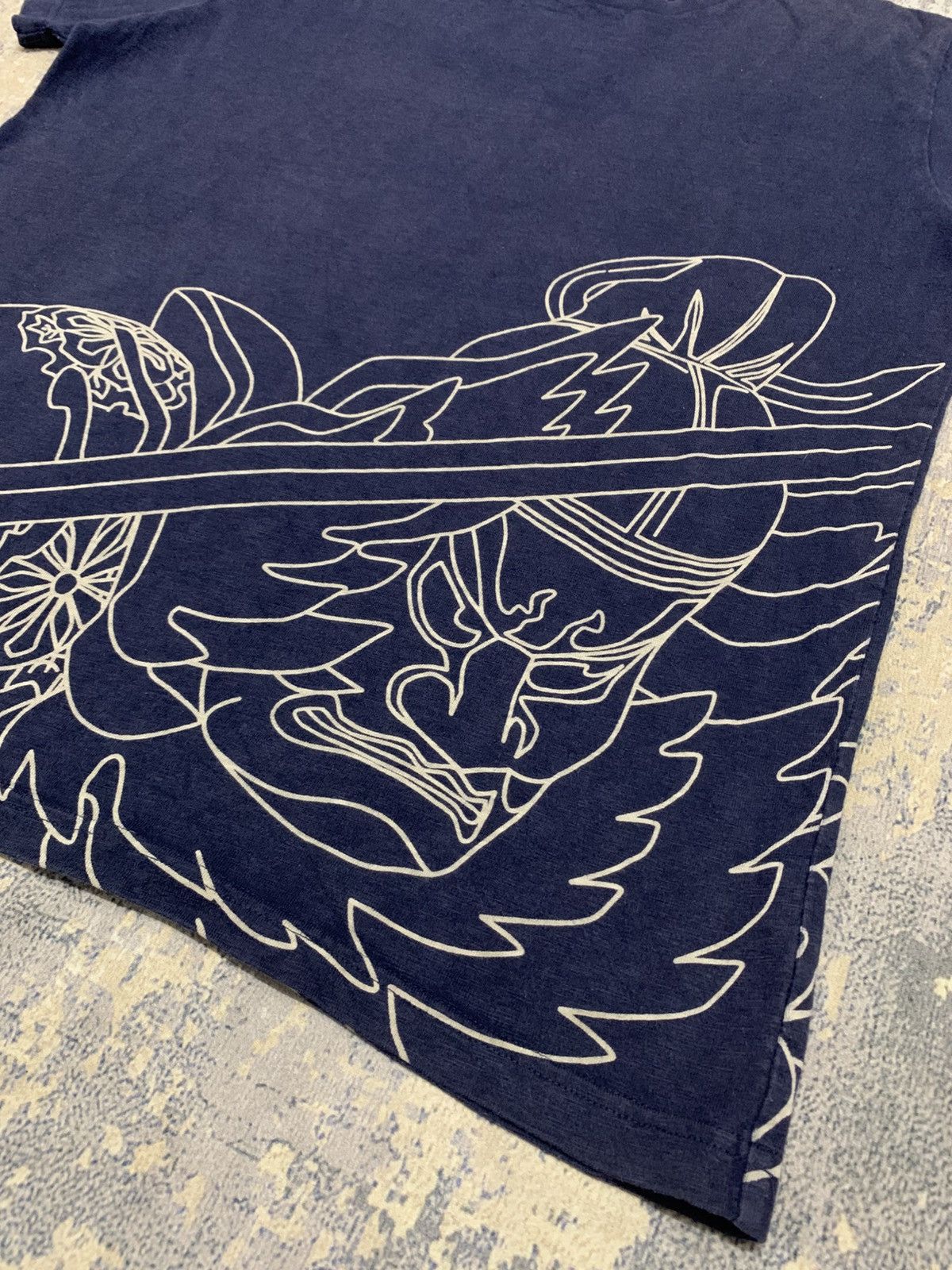Japanese Brand Vintage Karakuri Tamashi Style Samurai Dragon Tee Size US XL / EU 56 / 4 - 2 Thumbnail