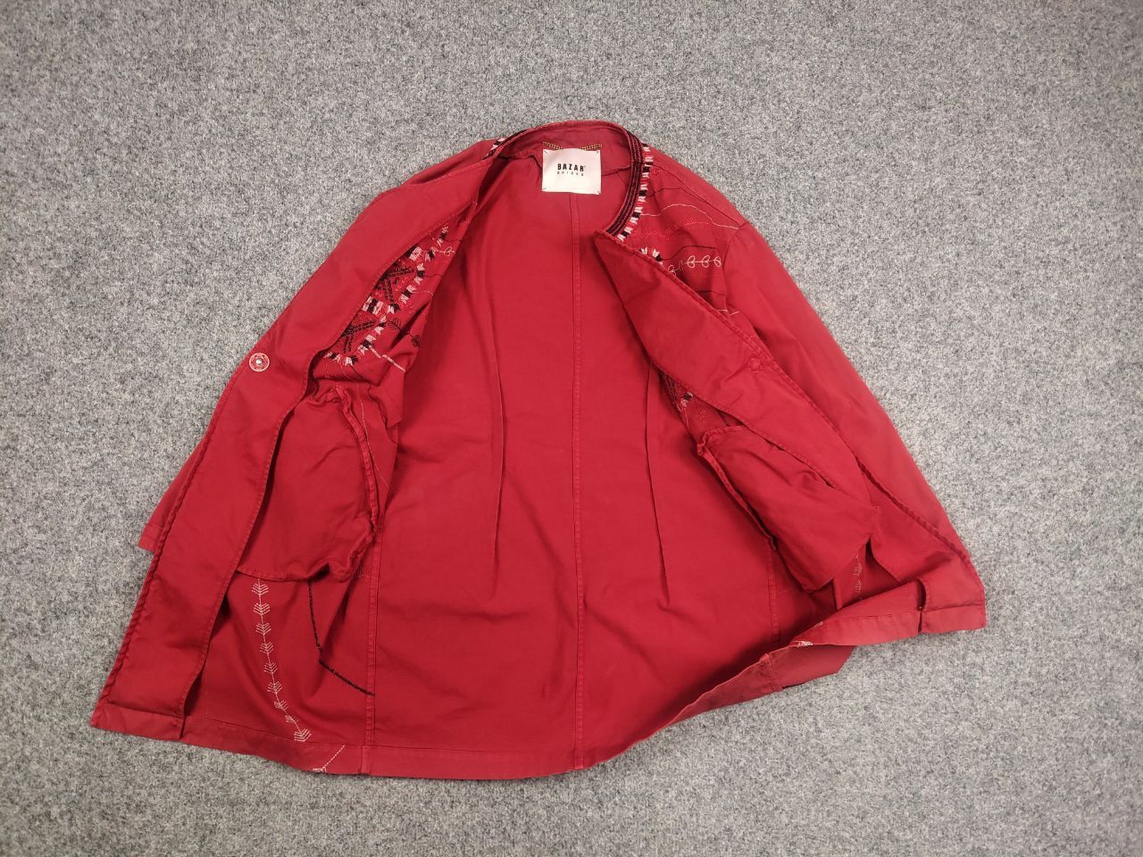 Other Bazar Deluxe Design embroidered logo Red Light Long Jacket Size M / US 6-8 / IT 42-44 - 10 Thumbnail
